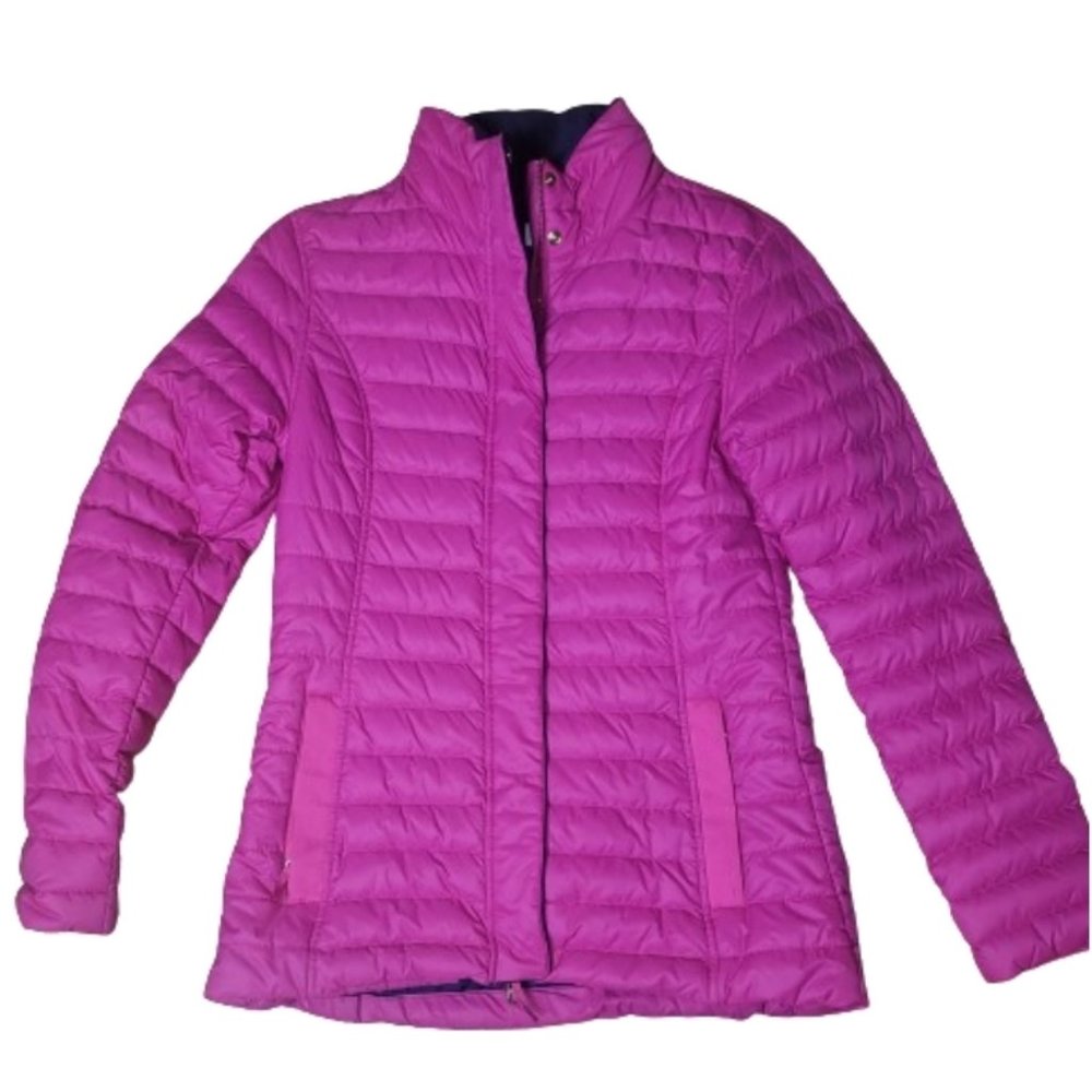Vineyard Vines Pink Puffer Jacket Coat | Small